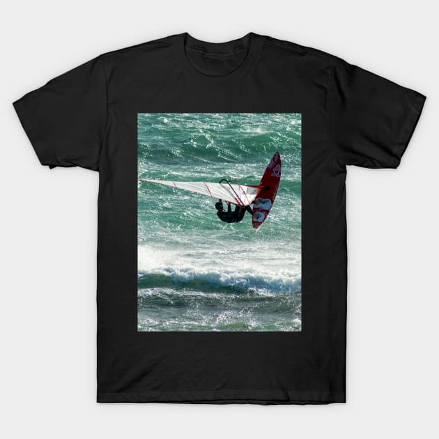 Windsurfing T-Shirt by Upbeat Traveler